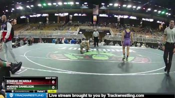 138 lbs Cons. Round 2 - Hudson Danielson, Buford HS vs Konrad McArdle, Ft Pierce Central