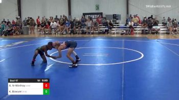 52 lbs Semifinal - Amir Newman-Winfrey, Hammer Time vs Kendleigh Bowyer, Ohio National Girls Team