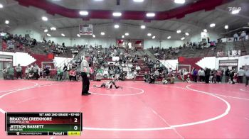 57-60 lbs Cons. Semi - Jettson Bassett, Rhyno WA vs Braxton Creekmore, Shelbyville WC