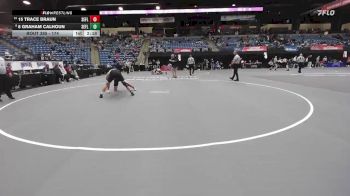 174 lbs Cons. Round 3 - 15 Trace Braun, Southeastern vs 8 Graham Calhoun, Southeastern