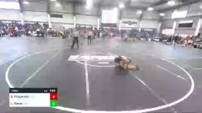 78 lbs Quarterfinal - Billy Fitzgerald, Tucson Pride WC vs Leo Rieser, Grindhouse WC