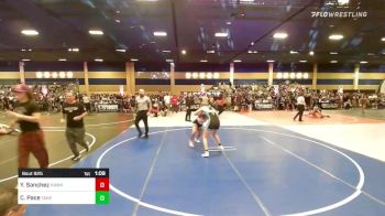 145 lbs Round Of 16 - Yanni Sanchez, Hawkeye/Speakeasy WC vs Cassidy Pace, Takedown Academy