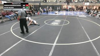 121 lbs Round 1 (4 Team) - Jacob Wilson, Owatonna, MN vs Finnegan Bromenschenkel, Anoka, MN