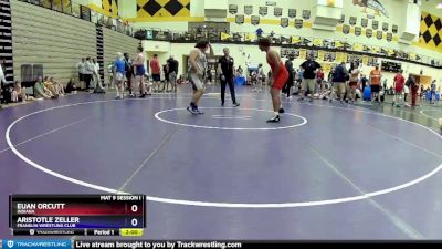 220 lbs Cons. Round 1 - Euan Orcutt, Indiana vs Aristotle Zeller, Franklin Wrestling Club
