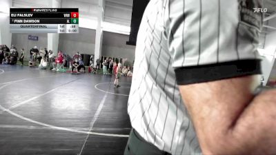 57 lbs Quarterfinal - Eli Falslev, White Rhino Wrestling vs Finn Dawson, Altamont Longhorns