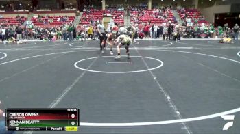 120 lbs Champ. Round 2 - Carson Owens, STL Warrior vs Kennan Beatty, Phenom