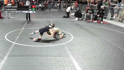 50 lbs Round Of 16 - Parker Sauer, All I See Is Gold Academy vs Tyler Murcia, Triumph Trained