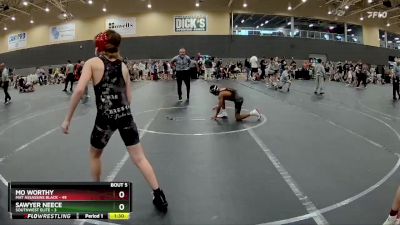 92 lbs Round 3 - Mo Worthy, Mat Assassins Black vs Sawyer Neece, SouthWest Elite