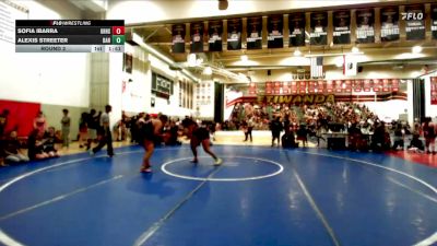 235 lbs Round 2 - Alexis Streeter, Menifee WC vs Sofia Ibarra, Etiwanda