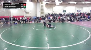 120 lbs Consi Of 4 - Jason Chadwick, Platt Tech* vs Charles Moyher, Foran