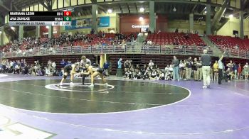 135 lbs Round 1 (3 Team) - Ava Zuhlke, Bennington vs Mariana Leon, Northwest