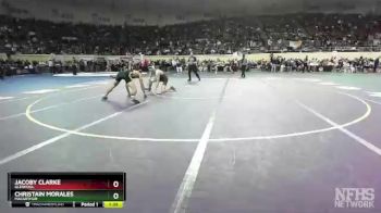 5A-138 lbs Cons. Round 1 - Jacoby Clarke, Glenpool vs Christain Morales, MacArthur