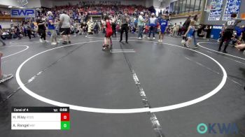 58 lbs Consi Of 4 - Hudson Riley, Redskins Wrestling Club vs Axton Rangel, HBT Grapplers