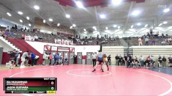 285 lbs Cons. Round 4 - Isa Muhammad, Bloomington North vs Jason Guevara, Whiteland High School