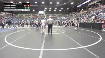 165 lbs Champ. Round 1 - Abram Owings, Salina-Central vs Brodie Pipkin, Spring Hill HS