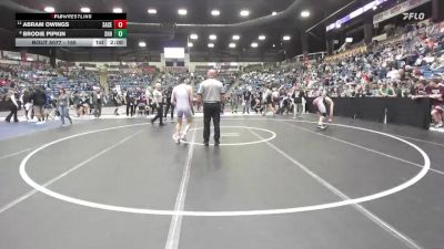 165 lbs Champ. Round 1 - Abram Owings, Salina-Central vs Brodie Pipkin, Spring Hill HS