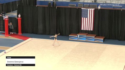 Deanna Georgieva - Hoop - 2021 Rhythmic Elite Qualifier