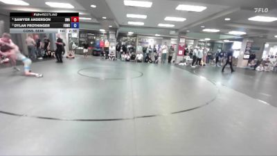 126 lbs Cons. Semi - Sawyer Anderson, Sublime Wrestling Academy vs Dylan Frothinger, Fighting Squirrels Wrestling Club