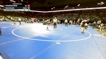 157 Class 4 lbs Champ. Round 1 - Cole Dillon, Francis Howell North vs Chandler Price, Fox