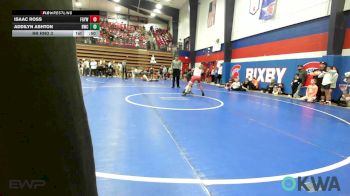96 lbs Rr Rnd 3 - Isaac Ross, Fort Gibson Youth Wrestling vs Addilyn Ashton, Bartlesville Wrestling Club