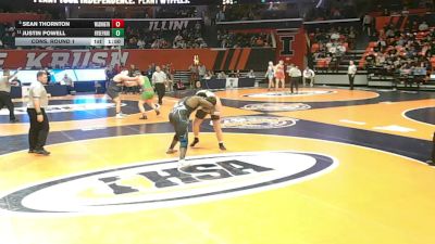 2A 285 lbs Cons. Round 1 - Sean Thornton, Washington vs Justin Powell, Chicago (Hyde Park)