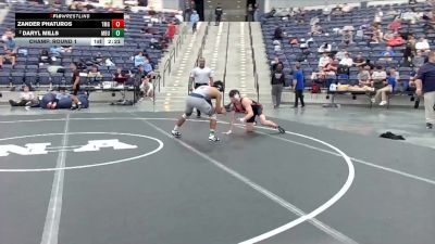 141 lbs Champ. Round 1 - Zander Phaturos, Campbell University vs Daryl Mills, Missouri Baptist University