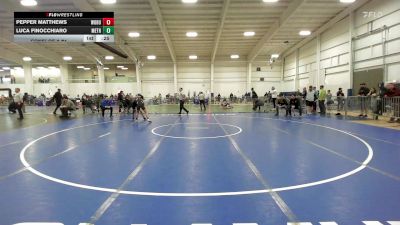 100 lbs Consi Of 8 #1 - Pepper Matthews, Woburn vs Luca Finocchiaro, Methuen