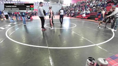 113 lbs Quarterfinal - Aaron Solis, El Paso Hanks vs Gabriel Simental, El Paso Del Valle