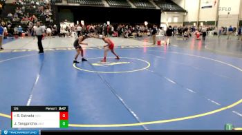 125 lbs Cons. Round 6 - Roberto Estrada, Western Colorado University vs Jacob Tangpricha, Unattached