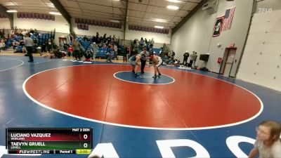 190 lbs Cons. Round 2 - Taevyn Gruell, Lovell vs Luciano Vazquez, Worland