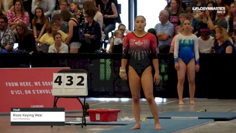 Rose Kaying Woo - Vault, Gym-Richelieu - 2019 Canadian Gymnastics Championships