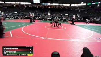 110 lbs Cons. Round 2 - Clayton Bates, CAL3 vs Antonio Strader, COL1