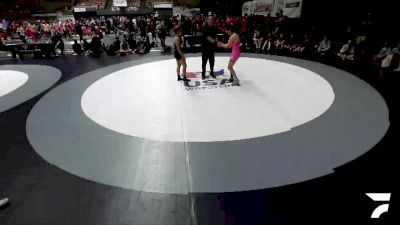 130 lbs Bailey Rademaker, SAWA - Sacramento Area Wrestling Association vs Aliyhana Hernandez, NAWA - North Area Wrestling Association
