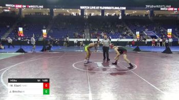 145 lbs Quarterfinal - Will Ebert, Fairfield Warde vs Jesse Brochu, Bishop Guertin