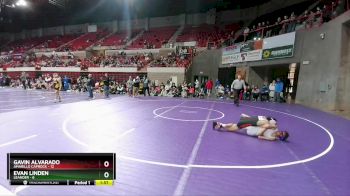 113 lbs 2nd Wrestleback And Semi-finals(16 Team) - Evan Linden, Leander vs Gavin Alvarado, Amarillo Caprock