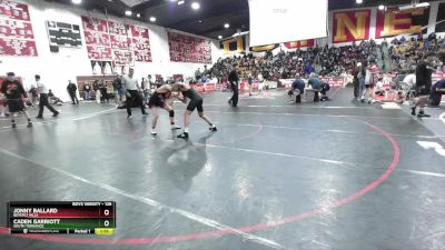 126 lbs Champ. Round 2 - Caden Garriott, South Torrance vs Jonny Ballard, Beverly Hills