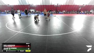 158-173 lbs Round 1 - Wes Anderson, Waukee Warriors vs Shane Blumberg, Bartlett