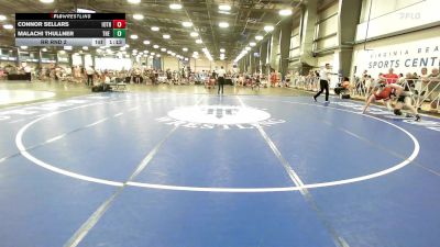 145 lbs Rr Rnd 2 - Connor Sellars, 10th Planet Red vs Malachi Thullner, The Fort Hammers