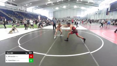 144 lbs Final - Carlos Miranda, Williams Field vs Kolby Hamilton, Evanston Elite Wrestling