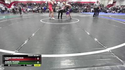 215 lbs Champ. Round 1 - Logan Harthcock, Chico vs Aaron Peakes, Archbishop Riordan