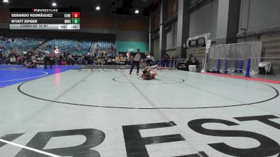 101 lbs Consi Of 16 #1 - Gerardo RodrÃ­guez, CORE Wrestling vs Wyatt Zipser, Mustang Mat Club