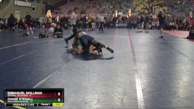 197 lbs Quarters & 1st Wb (16 Team) - Chase Stegall, Wisconsin-Parkside vs Emmanuel Skillings, Central Oklahoma