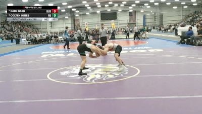 4 - 165 lbs 3rd Place Match - Karl Dean, Gloucester vs Colten Jones, Woodgrove