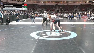 4A 157 lbs Cons. Round 3 - Evan Graham, Academy vs Robert Jackson, Robertson