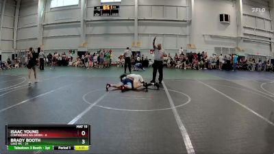 100 lbs Round 1 (8 Team) - Brady Booth, Lake WC vs Isaac Young, Contenders WA Green