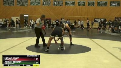 174 lbs Champ. Round 2 - Ashkan Dehnaey, Cuesta College vs Michael Voigt, Moorpark College