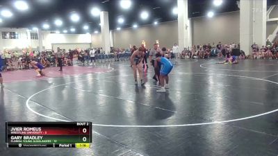 190 lbs Round 1 (6 Team) - Gary Bradley, Florida Young Gunslingers vs Jvier Romeus, Wrestling University