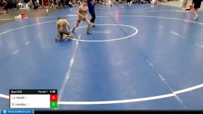 108-116 lbs Semifinal - Jameson Small, Golden Eagles vs Dylan Lovejoy, Central City