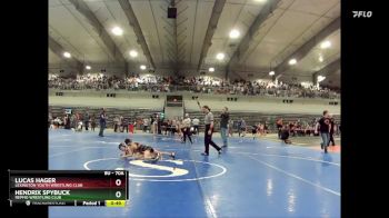 70A 1st Place Match - Lucas Hager, Lexington Youth Wrestling Club vs Hendrix Spybuck, Repmo Wrestling Club