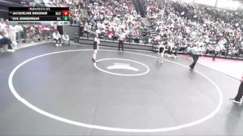 5A 110 lbs Quarterfinal - Eva Zimmerman, Hillcrest vs Jacqueline Bingham, Wasatch